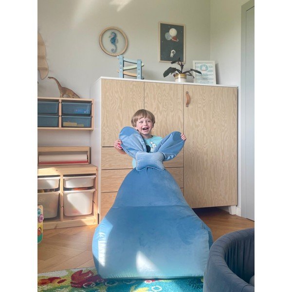 Zils bērnu sēžammaiss Funny Bunny – The Brooklyn Kids-image-4