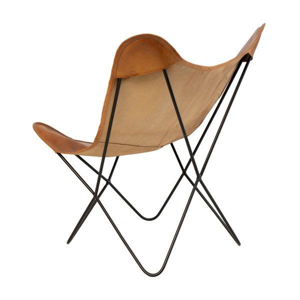 Brūns ādas krēsls Sømcasa Farfalla-image-4