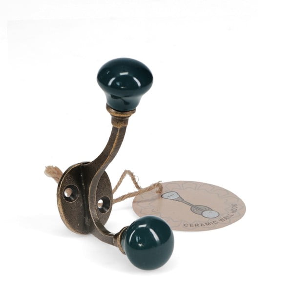 Tumši zils metāla sienas pakaramais 3 cm – Rex London-image-2