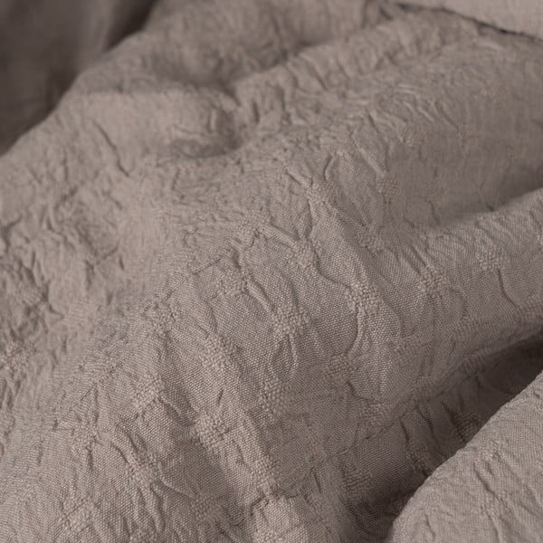 Pelēkbrūns stepēts gultas pārklājs 240x260 cm – Ixia-image-2