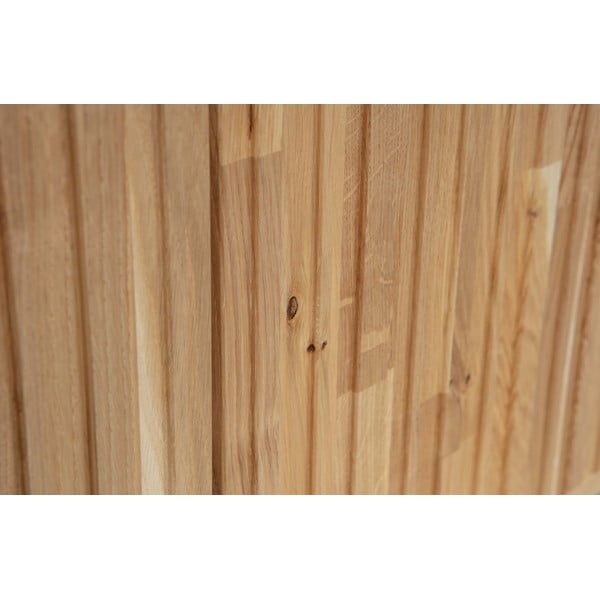 Dabīga toņa TV galdiņš ar ozolkoka imitāciju 100x56x44 cm Gravure – WOOOD-image-1