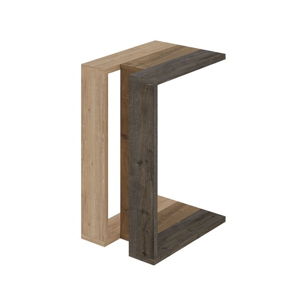 Sānu galdiņš ar ozolkoka imitāciju 40x30 cm Macha – Marckeric-image-3