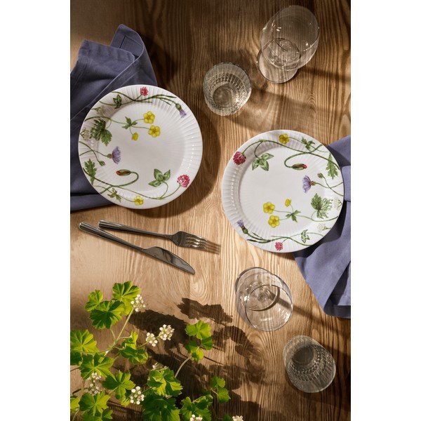 Balts deserta porcelāna šķīvis ø 22 cm Hammershøi Summer – Kähler Design-image-1
