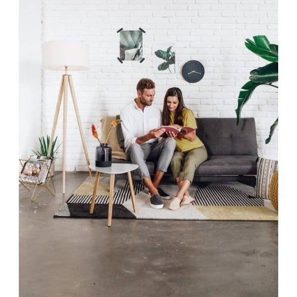 Balts kafijas galdiņš Bonami Essential Viby, 40 x 40 cm-image-1