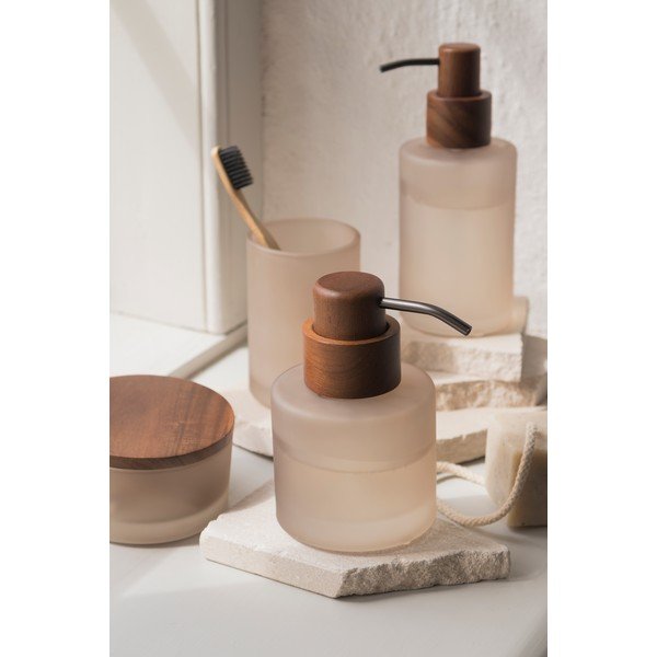 Bēšs stikla ziepju dozators 310 ml Modest – Mette Ditmer Denmark-image-2