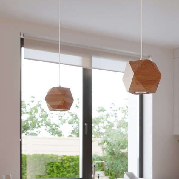 Dabīga toņa piekaramā lampa ø 12 cm Vige – Sollux-image-3