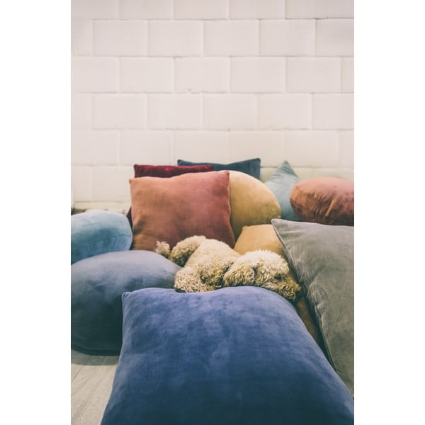 Oranžs dekoratīvs mikrošķiedras spilvens Tiseco Home Studio Marshmallow, ø 40 cm-image-1