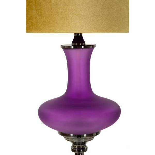Dzeltena/violeta stāvlampa ar auduma abažūru (augstums 167 cm) Milva One – Mauro Ferretti-image-1