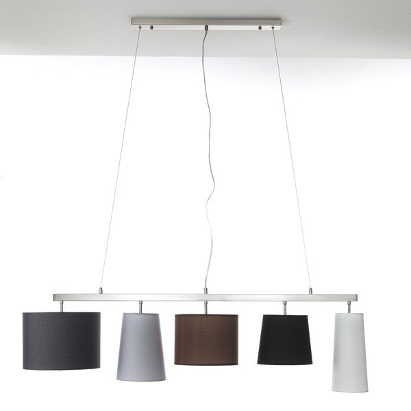 Pelēka piekaramā lampa 125x28 cm Jumble – Tomasucci-image-2