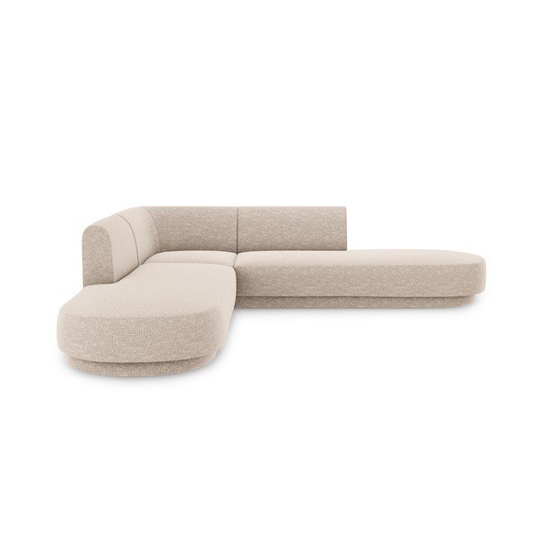 Bēšs stūra dīvāns Miley – Micadoni Home-image-3