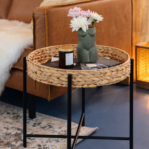 Apaļš sānu galdiņš ø 50 cm Naro – House Nordic-image-1