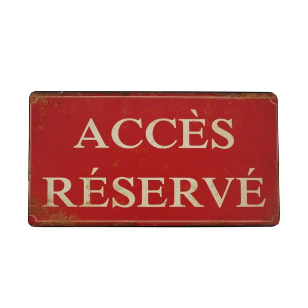 Piekaramā zīme Antic Line piekļuves rezervāts