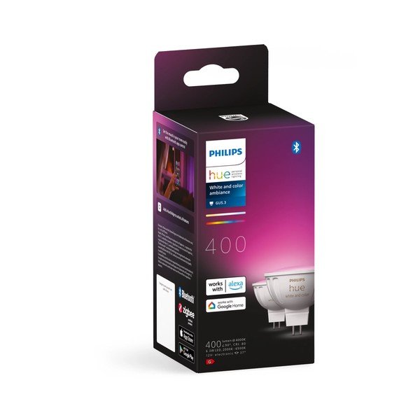 Spuldzes ar GU 5,3 spuldžu ietveri (2 gab.), 6 W White and color ambiance – Philips Hue-image-2