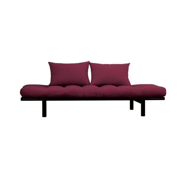 Dīvāns Karup Design Pace Black/Light Bordeaux