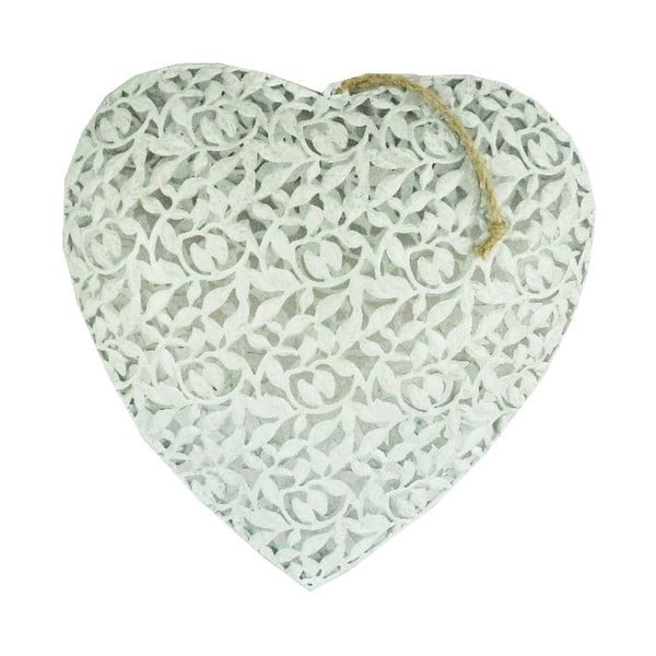 Piekaramais dekors Antic Line Heart, 36 x 36 cm