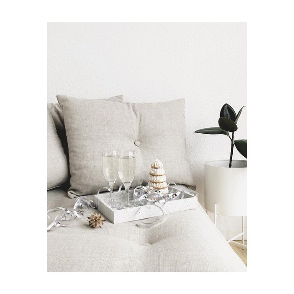 Kāju soliņš Karup Design Senza Natural Clear/Dark Blue-image-4
