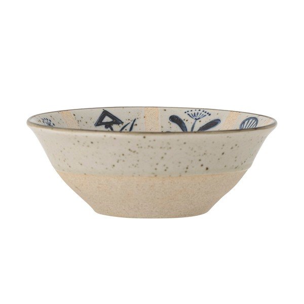 Gaiši zila/krēmkrāsas māla bļodiņa 500 ml Leonie – Bloomingville-image-2