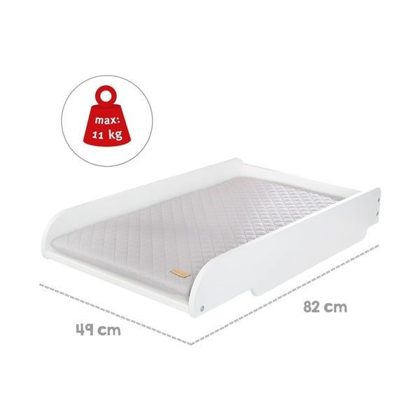 Balts pārtinamais galds Style – Roba-image-4