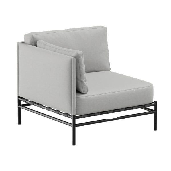 Gaiši pelēks modulārais dārza dīvāns (ar maināmu stūri) Dandy – Sit Sit