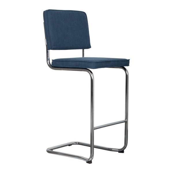 Zuiver Ridge Kink Vintage tumši zils bāra krēsls