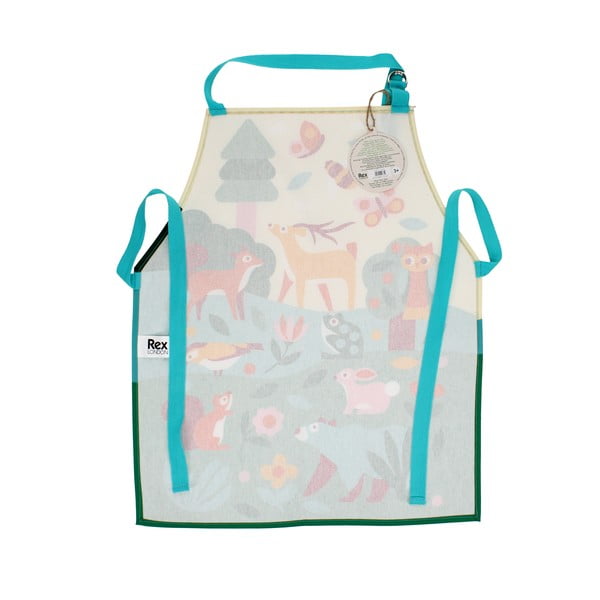 Kokvilnas bērnu priekšauts Woodland – Rex London-image-2