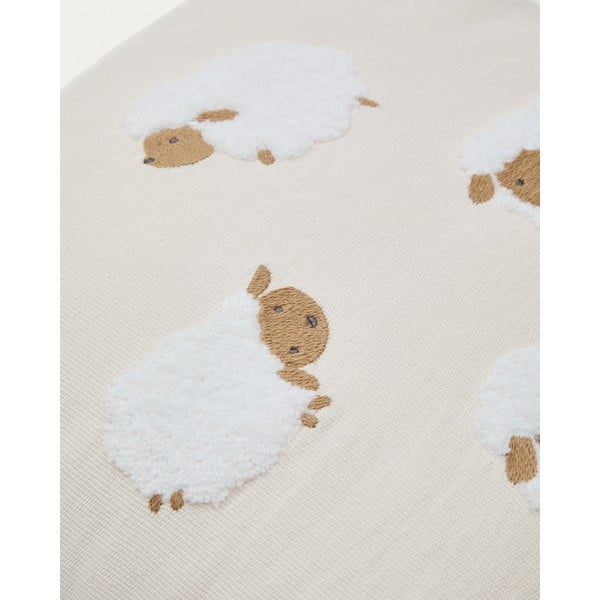 Kokvilnas bērnu spilvendrāna 45x45 cm Milu – Kave Home-image-2