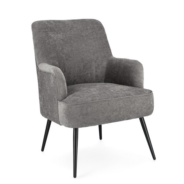 Pelēks atpūtas krēsls Ernestine – Yes Everyday