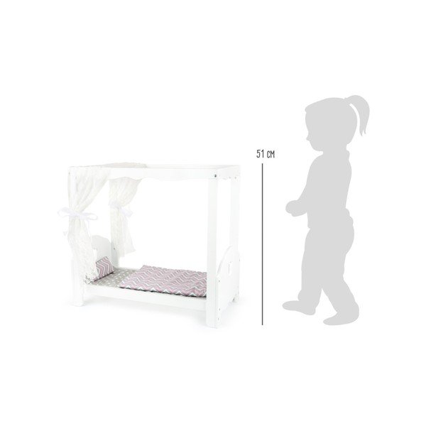 Legler leļļu māja ar baldahīnu gulta-image-3