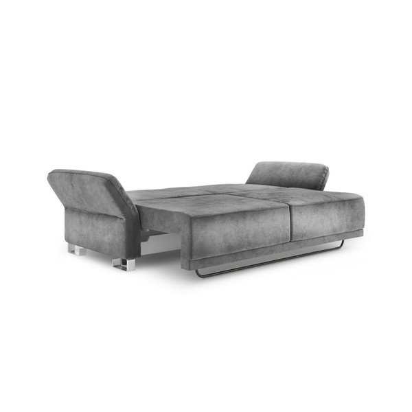 Pelēks trīsvietīgs dīvāns ar samta polsterējumu Windsor & Co Sofas Pyxis-image-3