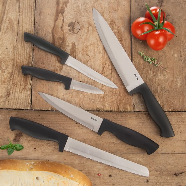 Nažu komplekts ar statīvu (5 gab.) ar nerūsējošā tērauda asmeni – Orion-image-1