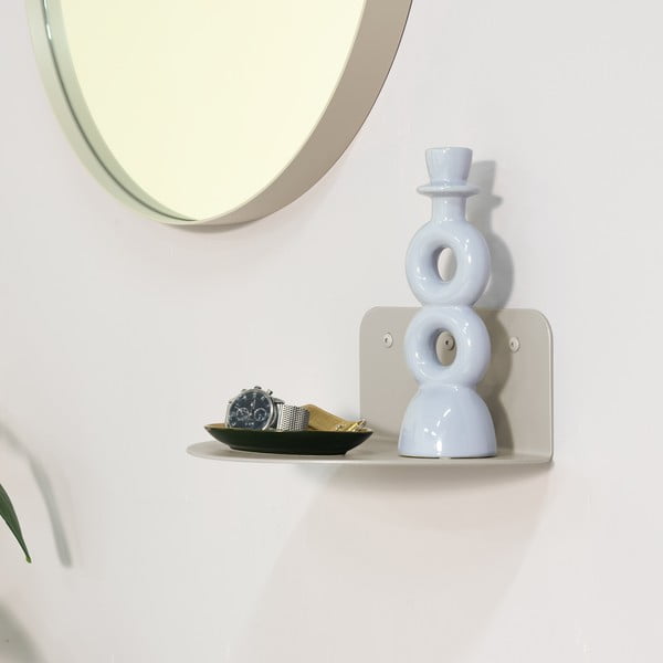 Pelēkbrūns metāla sienas plaukts 30 cm Flex – Spinder Design-image-1