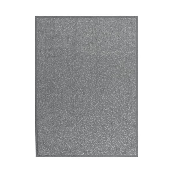 Gaiši pelēks paklājs no PVC 180x250 cm Geo Silver – Casa Selección