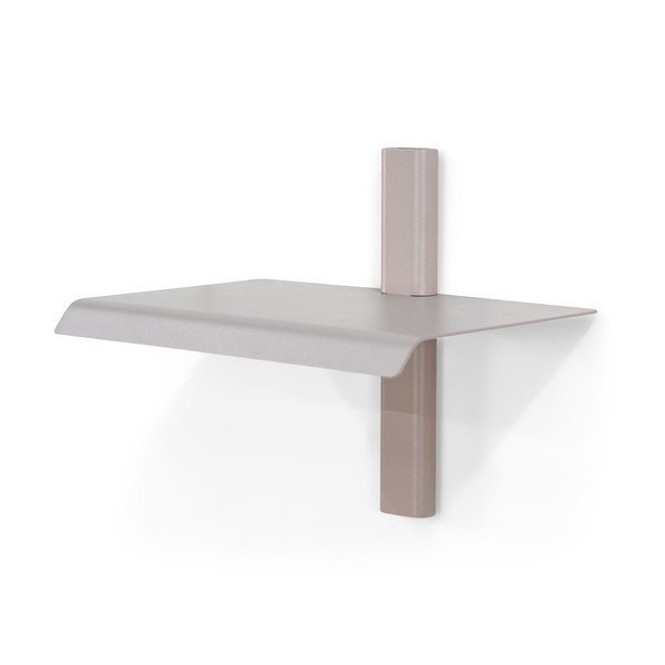 Pelēkbrūns metāla sienas plaukts 28 cm Hola – Spinder Design-image-3