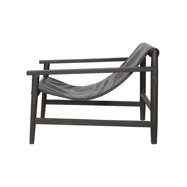 Melns ādas krēsls BePureHome Sling-image-2