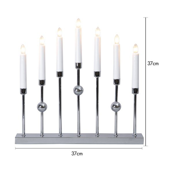 LED svečturis ar vadu (augstums 37 cm) Gustavo – Star Trading-image-4
