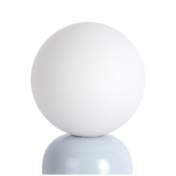 Bordo/gaiši zila keramikas galda lampa (augstums 26 cm) Firenze Pellet – Leitmotiv-image-2