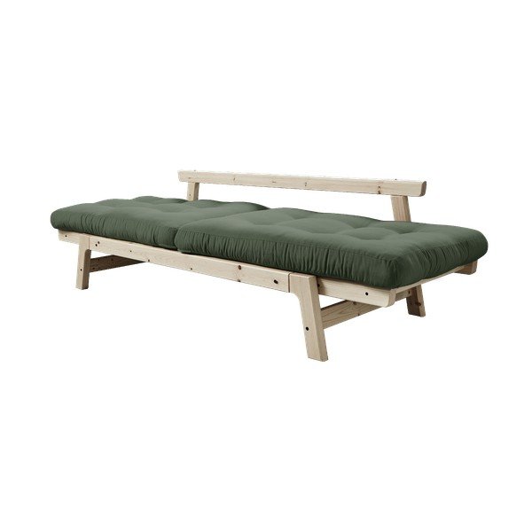 Izvelkamais  dīvāns Karup Design Step Natural Clear/Olive Green-image-4