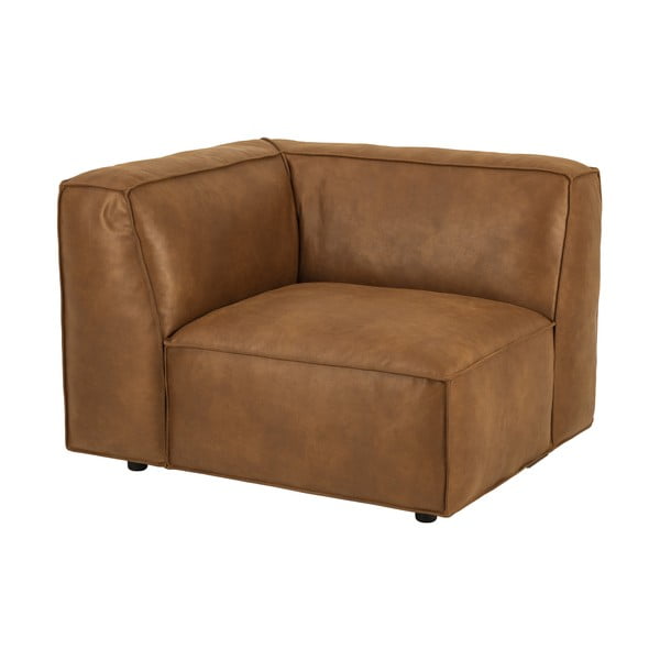 Konjakbrūns modulārais dīvāns (ar kreiso stūri) Fairfield Kentucky – Bonami Selection-image-3