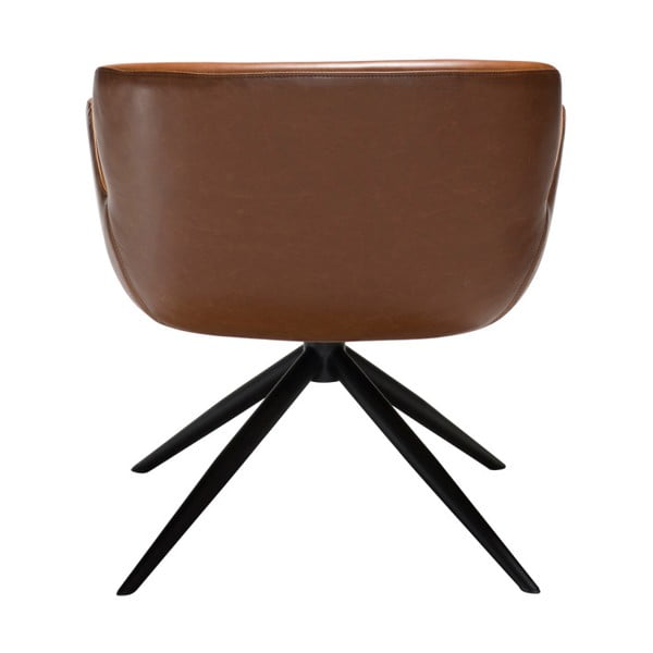 Brūns mākslīgās ādas krēsls DAN-FORM Denmark Gaia-image-1