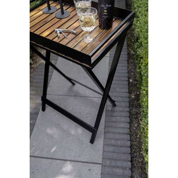 Sānu galdiņš ar akācijas koka galda virsmu 42x60 cm Taba – Wenko-image-1