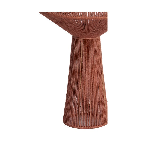 Sarkana galda lampa ar džutas abažūru (augstums 47 cm) Fugia – Light & Living-image-3