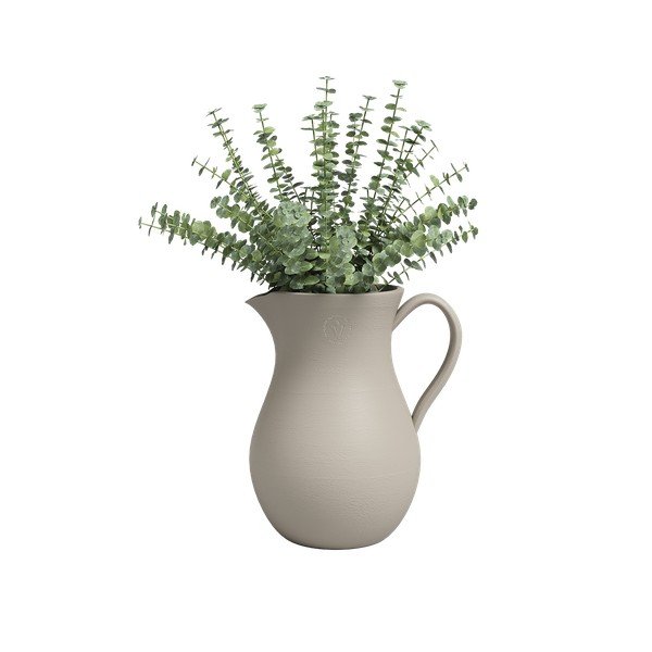 Bēša keramikas rokām darināta vāze (augstums 30 cm) Harmonia – Artevasi-image-2