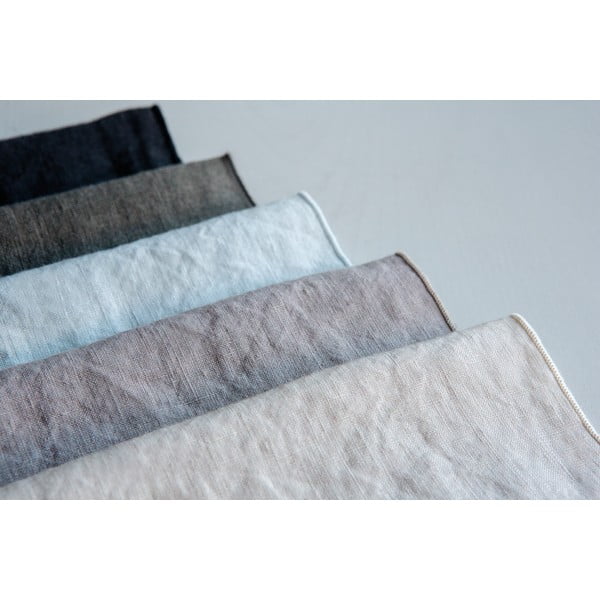 Krēmkrāsas un balta lina galdauts Blomus, 140 x 260 cm-image-2