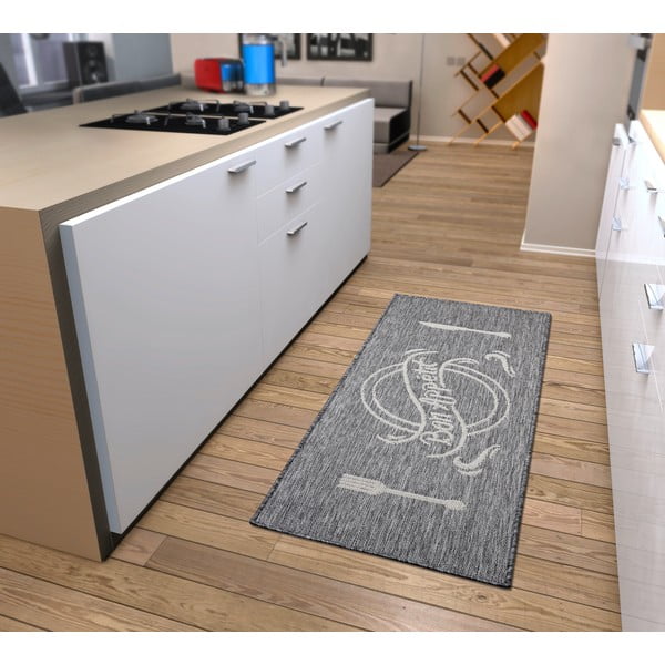 Pelēkbēšs celiņa paklājs 62x150 cm Cucina – Hanse Home-image-1