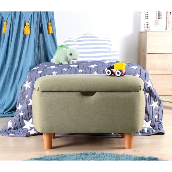 Gaiši zaļš bērnu pufs Moouv – Artie-image-3