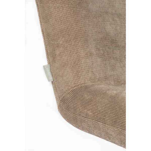 Bēšs samta atpūtas krēsls Bubba – Zuiver-image-1