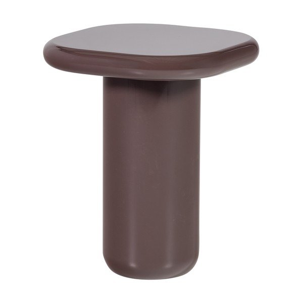 Spīdīgs sānu galdiņš 50x50 cm Zava – WOOOD-image-2