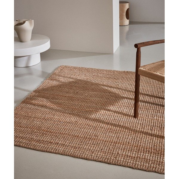 Dabīga toņa ar rokām darināts džutas paklājs 160x230 cm Madelin – Kave Home-image-1