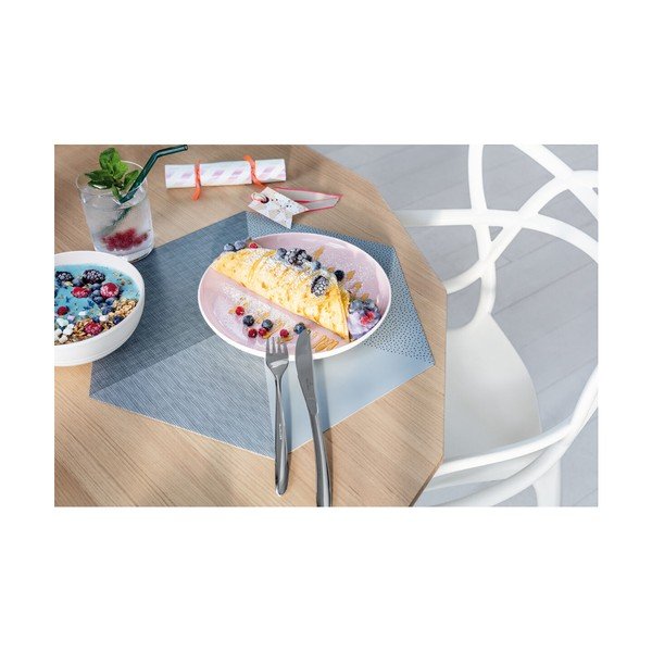 Balts un rozā porcelāna šķīvis Villeroy & Boch Uni, ⌀ 24 cm-image-2