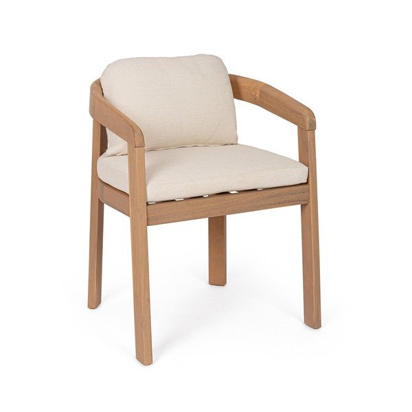 Dabīga toņa masīvkoka dārza krēsls Pablo – Bizzotto